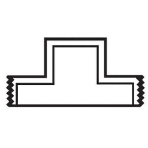 Cleanout Plug, 4" MNPT White PVC Raised Nut