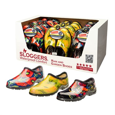 Sloggers 12pr Floral Shoe Pre Pack in PDQ