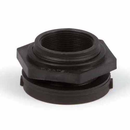 Black Poly Bulkhead Fitting 2 in. FIPT | HA2000