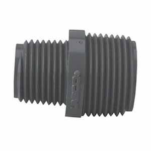 Sch. 80 Gray PVC Reducing Nipple 3/4 in. x 1/2 in. x 1-1/2 in. MPT | 882-101