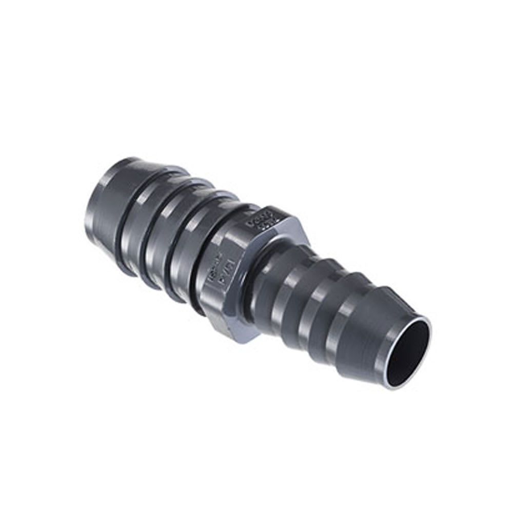 Gray PVC Reducing Coupling 1 in. x 7/8 in. Insert | 14291315