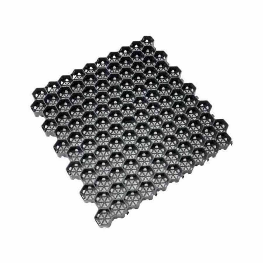 Paver Panel, 2' x 2' Black Grassroad Tufftrack