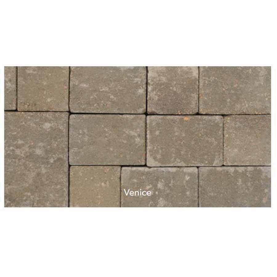 Paver Stone, 8" x 5" x 2" Rectangular Venice Interlocking Italian Renaissance