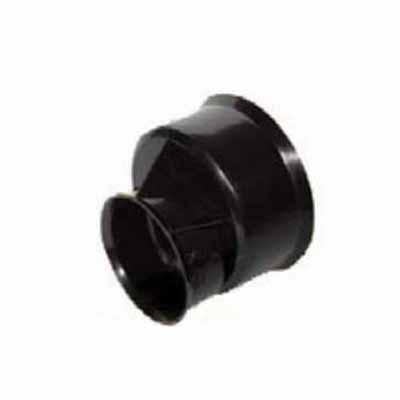 Reducing Coupler, 8" x 4"Bell Black HDPE Watertight Dual Wall Injection Molded