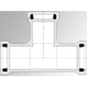 PVC Tee 2-1/2 in. Gasketed 1-Piece | 112255