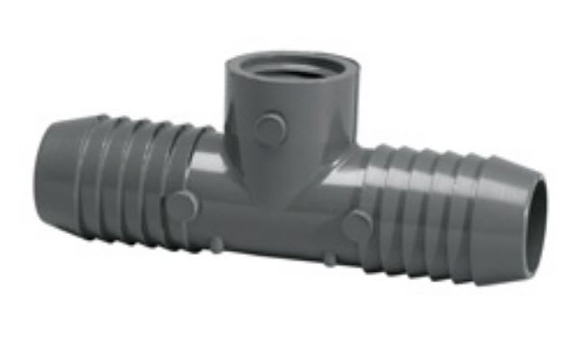 1" x 1" x 1/2" Tee PVC Insert x FPT | 1402-130