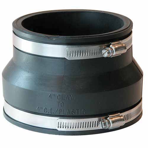 4 in. Clay x PVC Black 1002 Series | 100244