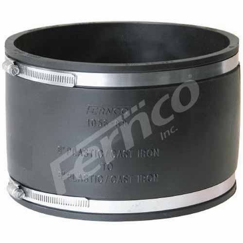 PVC Flexible Coupling 8" Black 1056 Series | 105688