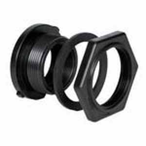 Polypropylene Bulkhead Fitting 2 in. FNPT Double | 60405