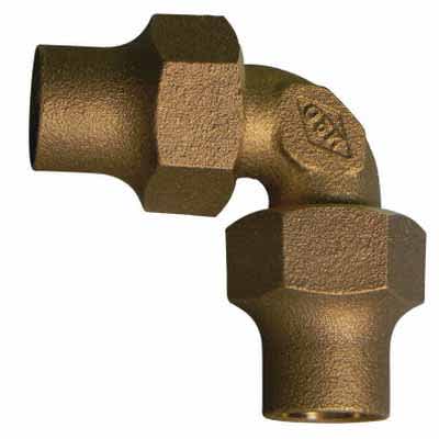 Elbow, 1"Flare Brass 74761 Series 90 Degrees 1/4 Bend