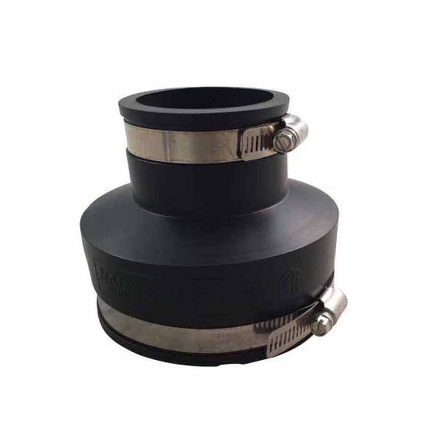 Flexible Coupling, 3" x 2"PVC Black