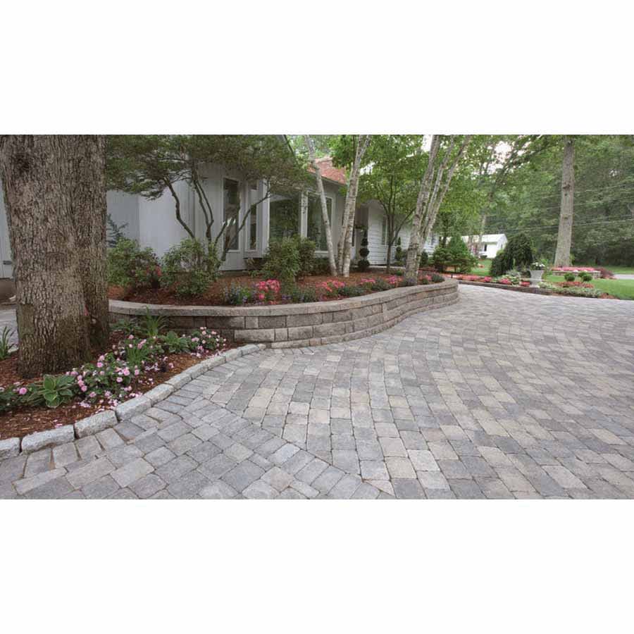 Paver Stone, 6" x 9" Rectangular 3 Tone Brown Vintage Stone