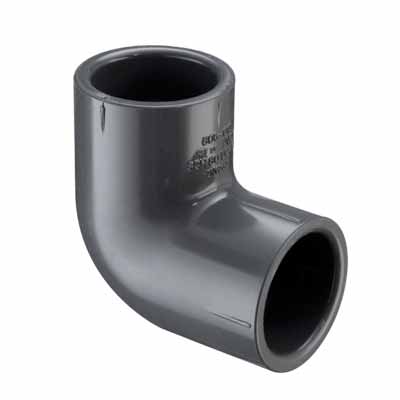 Sch. 40 Gray PVC Elbow 1" Socket Standard | 406010G