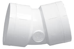 4" 22-1/2 Elbow PVC Sch. 40 Slip | 465-040
