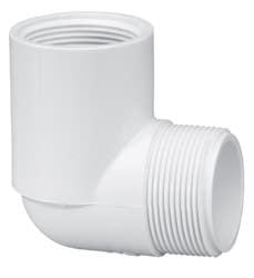 1" 90 Street Elbow PVC Sch. 40 MPT x FPT | 412-010