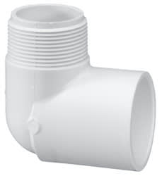 1" 90 Street Elbow PVC Sch. 40 MPT x Slip | 410-010
