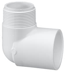 2" 90 Street Elbow PVC Sch. 40 MPT x Slip | 410-020