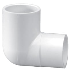 1-1/2" 90 Street Elbow PVC Sch. 40 Spigot x Slip | 409-015