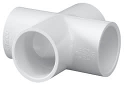 1" Cross PVC Sch. 40 Slip | 420-010