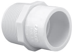 1-1/4" x 1-1/2" Adapter PVC Sch. 40 MPT x Slip | 436-169