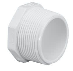 4" Plug PVC Sch. 40 MPT | 450-040