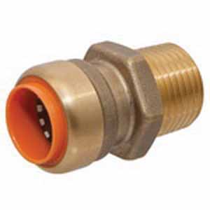 Adapter, 3/4"Push x Male Brass P704 Series