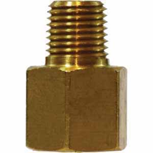 Adapter, 1/4"Female Flare x MIP Brass Straight