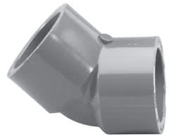 3/4" 45 Elbow PVC Sch. 80 Slip | 817-007