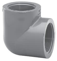 1-1/2" 90 Elbow PVC Sch. 80 FPT | 808-015