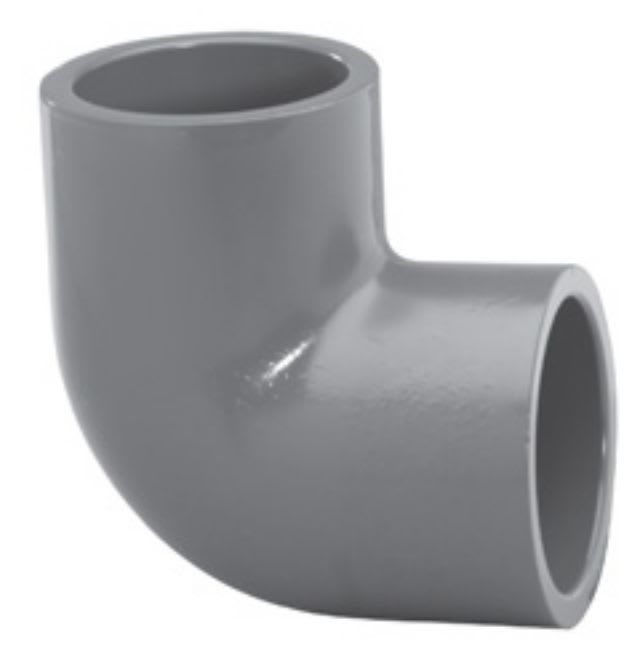 Sch. 80 Gray PVC Elbow 1/2" Slip | 806-005
