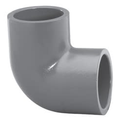 4" 90 Elbow PVC Sch. 80 Slip | 806-040