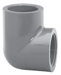 3/4" 90 Elbow PVC Sch. 80 Slip x FPT | 807-007