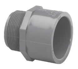 4" Adapter PVC Sch. 80 MPT x Slip | 836-040