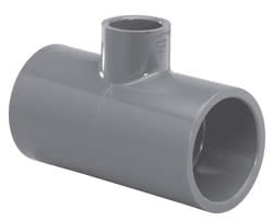 4" x 2" Tee PVC Sch. 80 Slip | 801-420