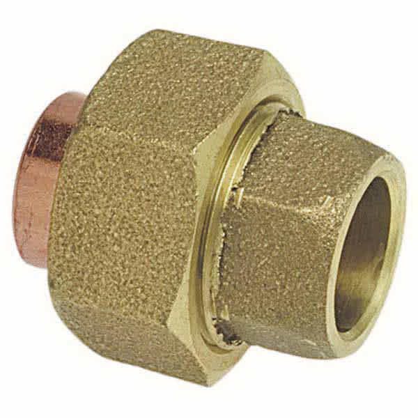 Union, 1-1/4"Solder Cup Bronze 733 Series