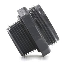 Action Machining Nipple, MIPT x Buttress Transition Schedule 80 PVC 1" | AFI18011