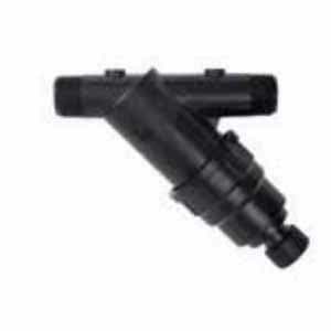 Wye Filter, 1" 150 Mesh 18 gpm 80 psi Black 4E Plastic Spin Clean Series with Screen