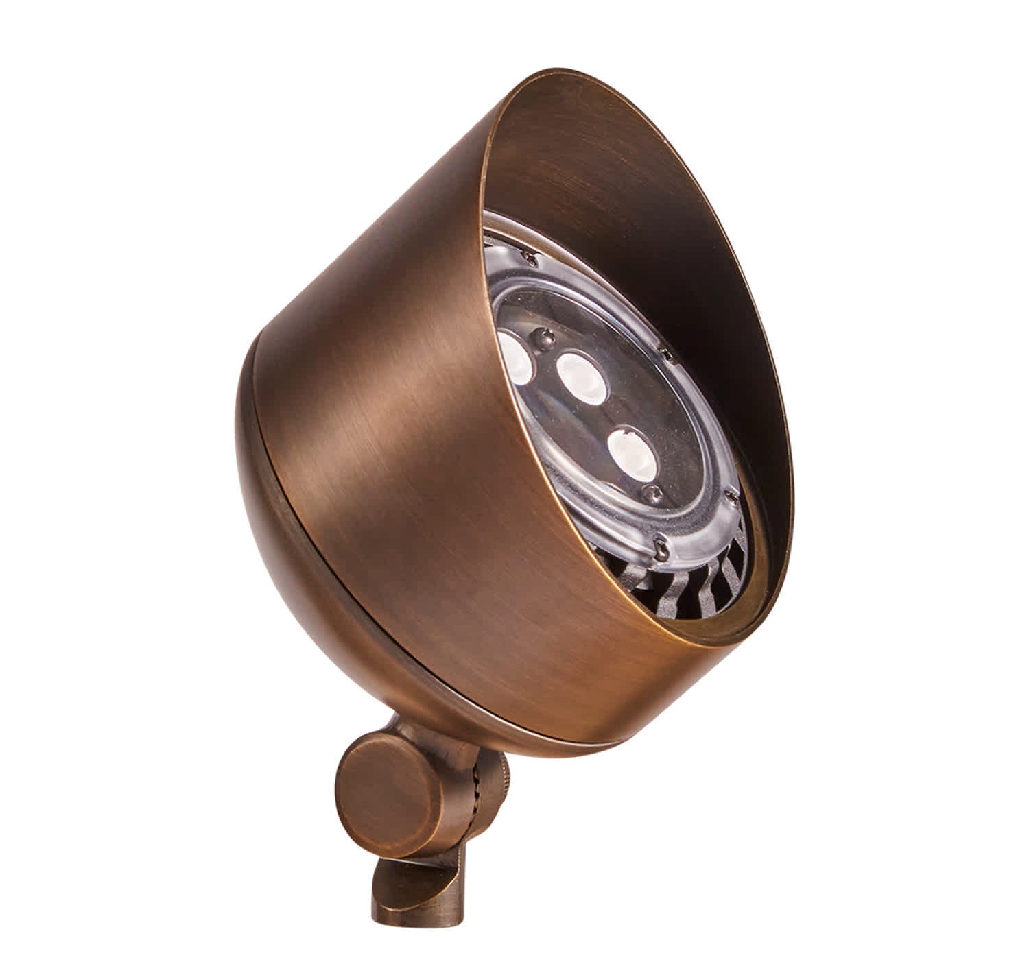 Alliance Lighting Bullet Up Light, 4 - 10W Bi-Pin PAR36 LED Brass | AOLBL300BT