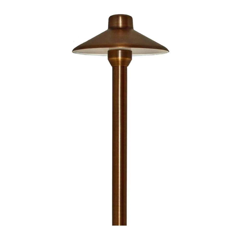 Alliance Outdoor Lighting Path Light, Bi-Pin G4 Aged Brass | PAL105