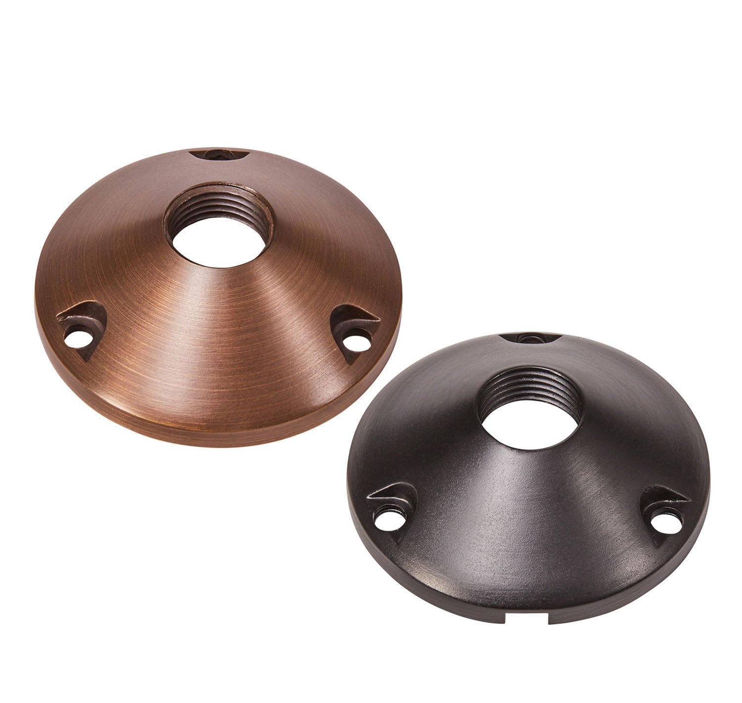 Alliance Outdoor Lighting Mounting Base, 3" x 3" Aged Brass | RMB