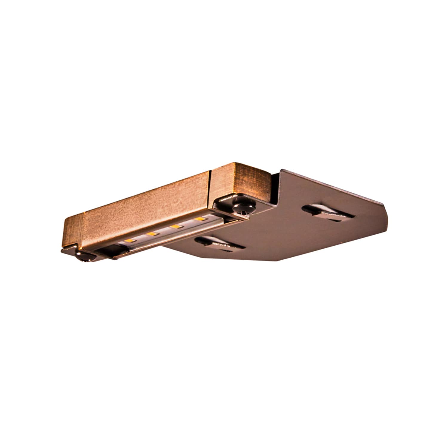 Alliance Outdoor Lighting Step/Edge Light, 4.4 W 2700K Integrated LED Aged Brass | SL65-LED