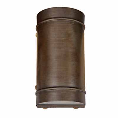 Alliance Lighting Wall Sconce, 6W Ceramic Bi-Pin G4 LED Aged Brass | WS100-LED