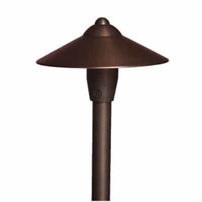Alliance Lighting Area Light Hat, Aged Brass No Stem | AOLAL600
