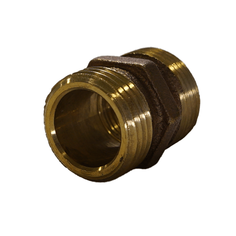 Hose Fitting, 3/4" x 3/4" x 1/2"MHT x MIP x FIP