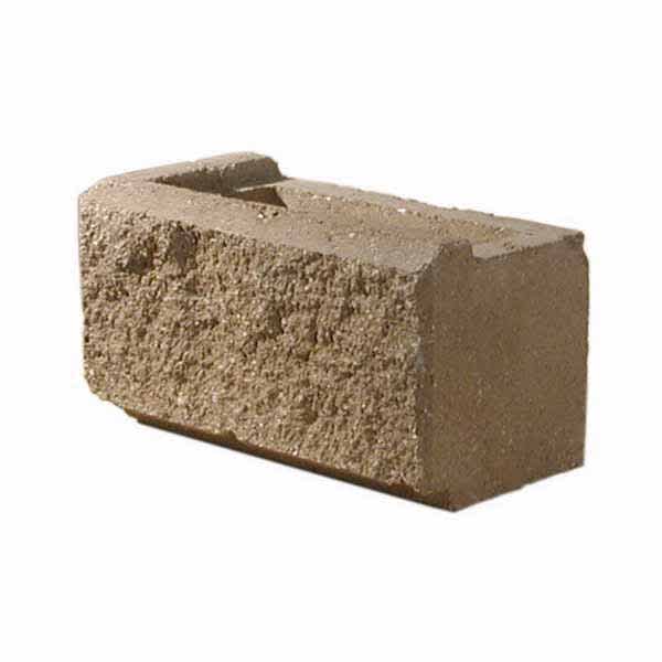 Classic Corner, 8" x 8" x 16" Tan Right AB Collection