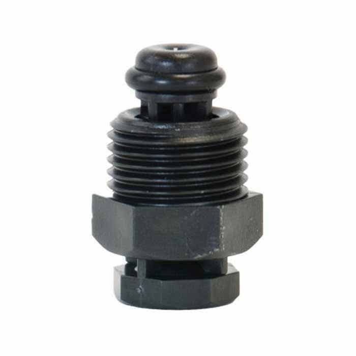 Air/Vacuum Release Valve, 1/2"MIPT Black