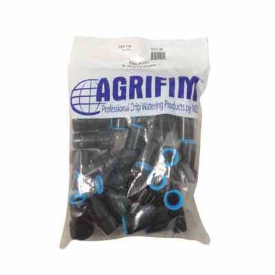 End Plug, 1/2"Compression Blue 21D1 Series with Cap