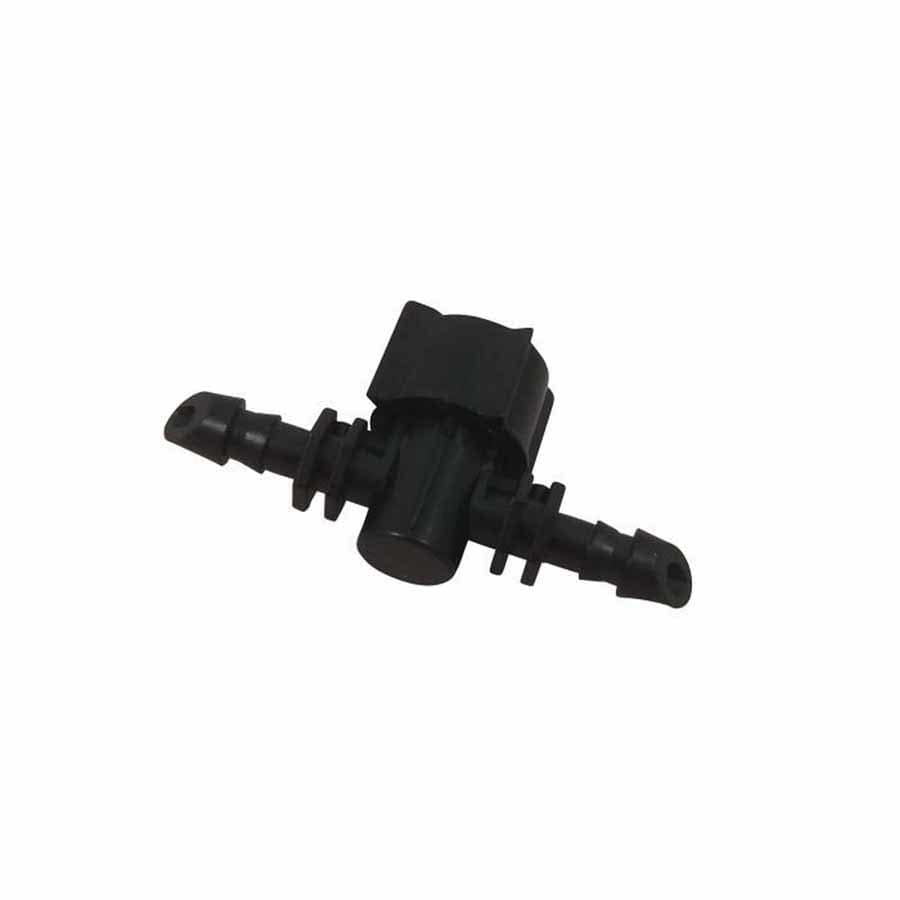 Flow Control Valve, 1/4"Barb Black