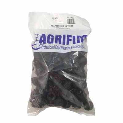 Riser Adapter, 1/2" x 1/4"FIPT x Barb Swivel Elbow Black 21D1 Series