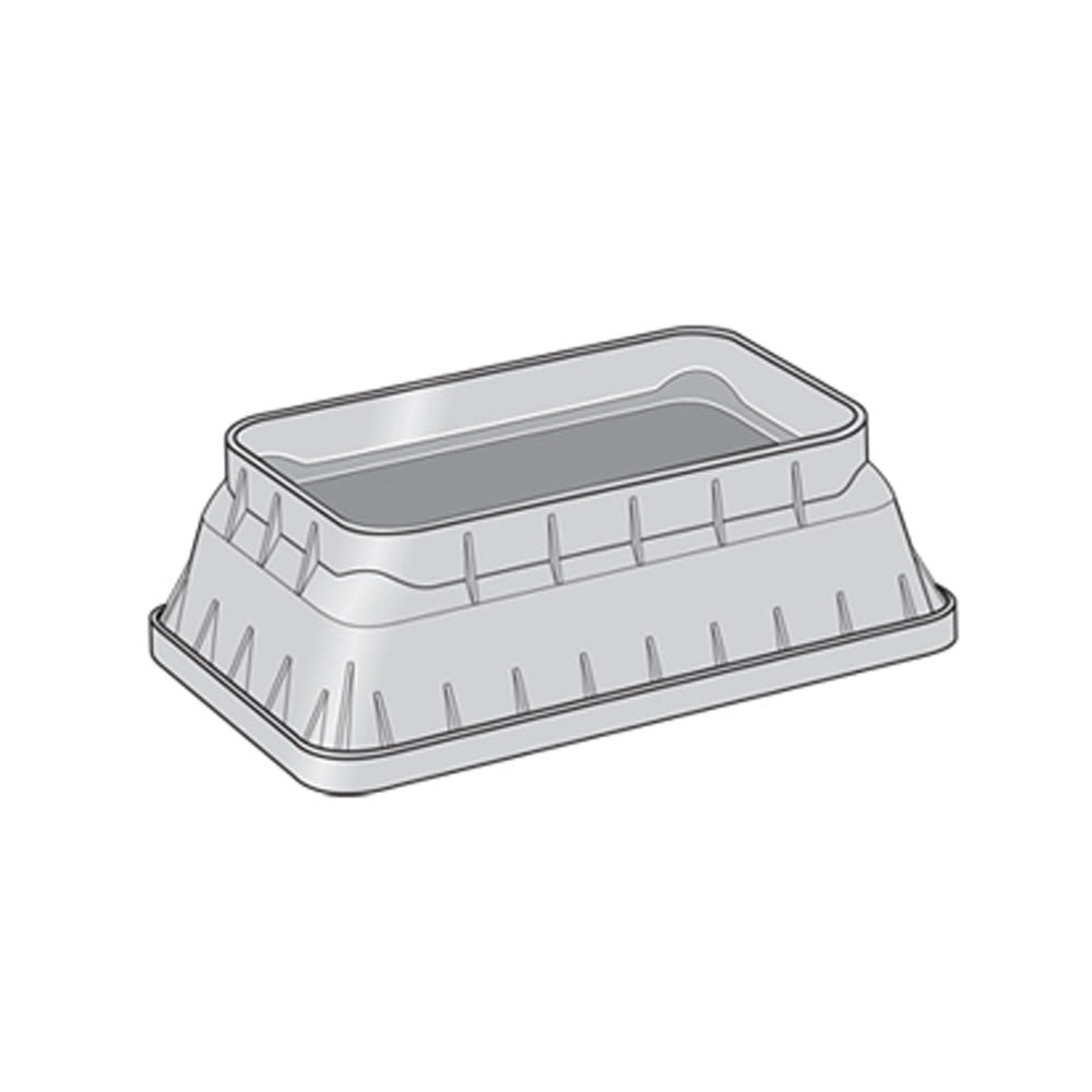 Valve Flared Box, 6" Rectangular Black Box Standard